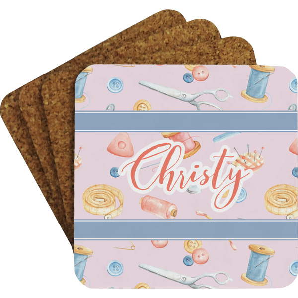 Sewing Time Coaster Set (Personalized)