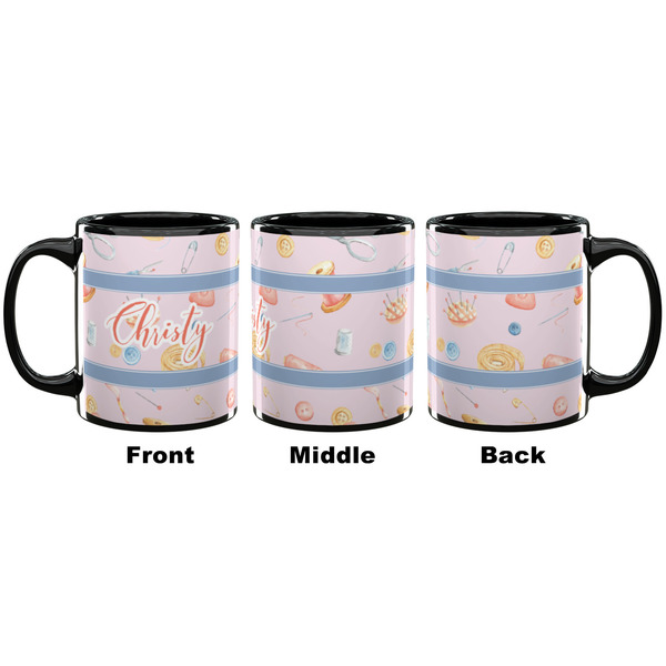 Sewing Time Coffee Mug - 11 oz - Black APPROVAL