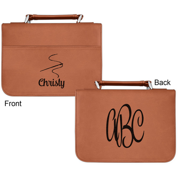 Sewing Time Cognac Leatherette Bible Covers - Small Double Sided Apvl