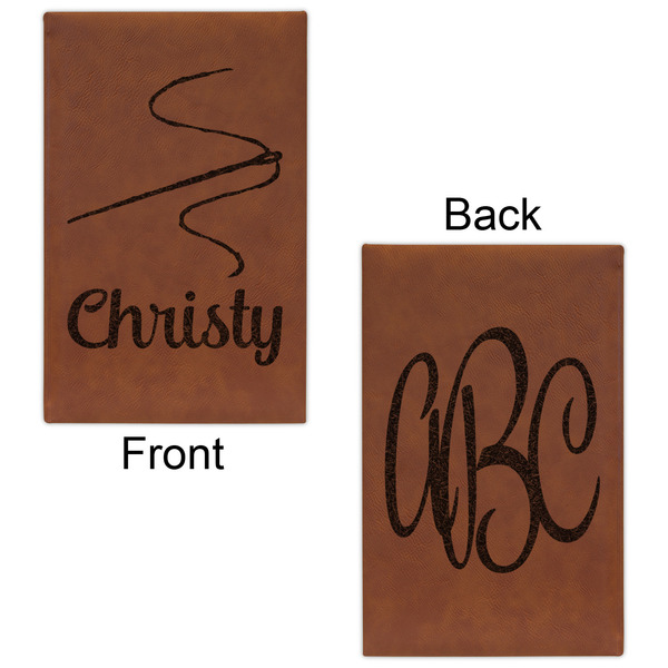 Sewing Time Cognac Leatherette Journal - Double Sided - Apvl