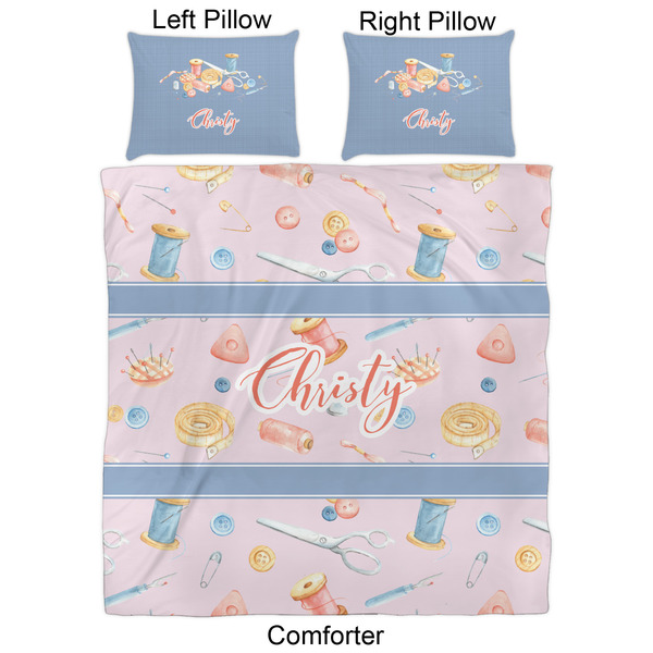 Sewing Time Comforter Set - Queen - Approval