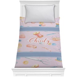 Sewing Time Comforter - Twin (Personalized)