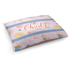 Sewing Time Dog Bed - Medium w/ Name or Text