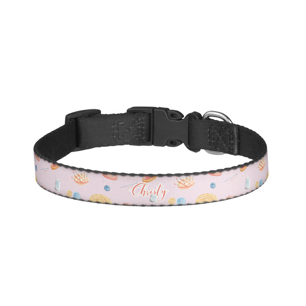 Custom Sewing Time Dog Collar - Large (Personalized)