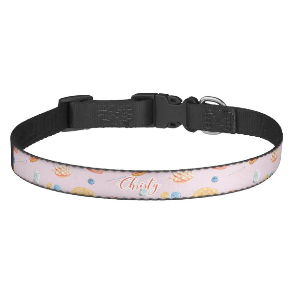 Custom Sewing Time Dog Collar (Personalized)