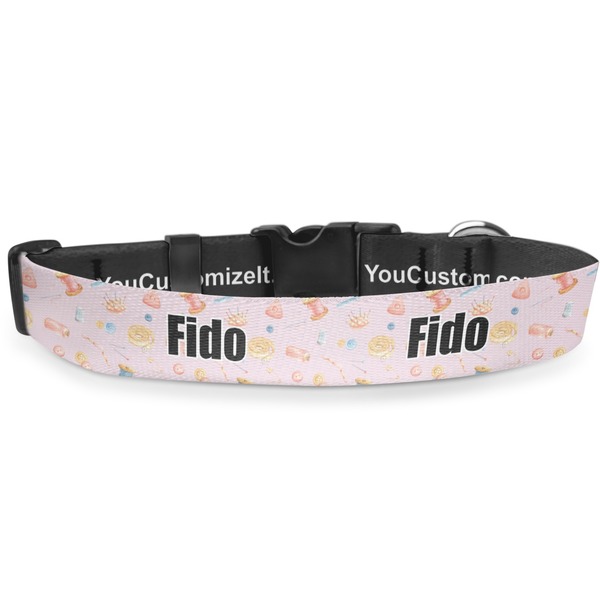 Custom Sewing Time Deluxe Dog Collar - Double Extra Large (20.5" to 35") (Personalized)