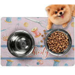 Sewing Time Dog Food Mat - Small w/ Name or Text