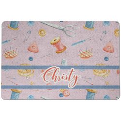Sewing Time Dog Food Mat w/ Name or Text