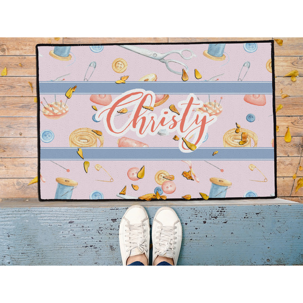 Sewing Time Door Mat - LIFESTYLE (Med)