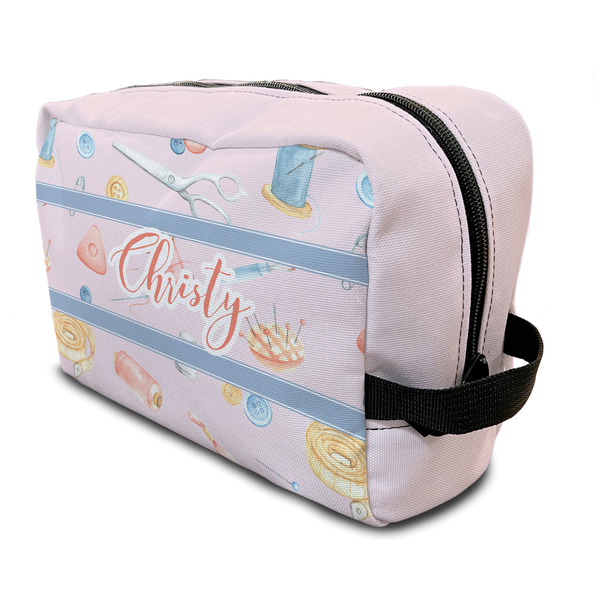Custom Sewing Time Toiletry Bag / Dopp Kit (Personalized)