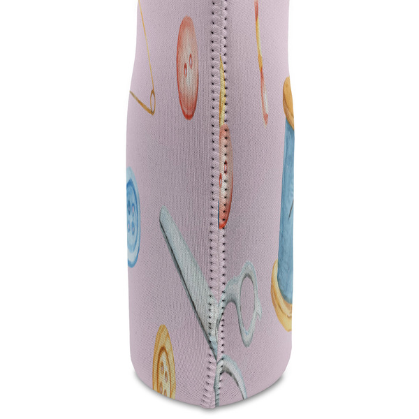 Sewing Time Double Wine Tote - DETAIL 2 (new)