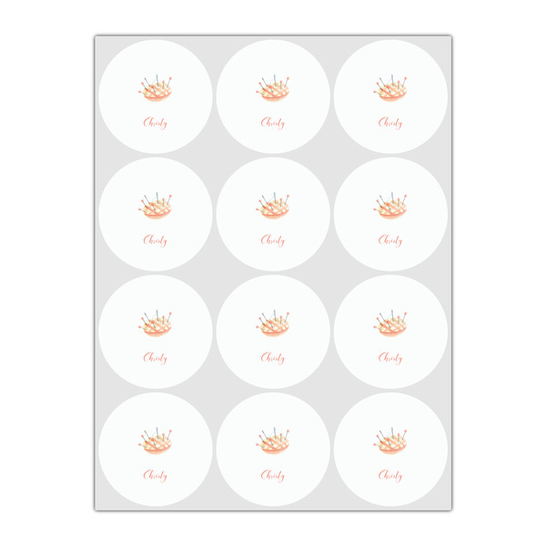 Sewing Time Drink Topper - Small - Set of 12