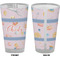 Sewing Time Pint Glass - Full Color - Front & Back Views