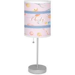 Sewing Time 7" Drum Lamp with Shade (Personalized)