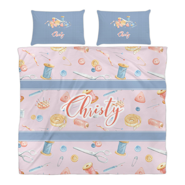 Sewing Time Duvet Cover Set - King - Alt Approval