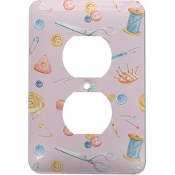 Sewing Time Electric Outlet Plate (Personalized)