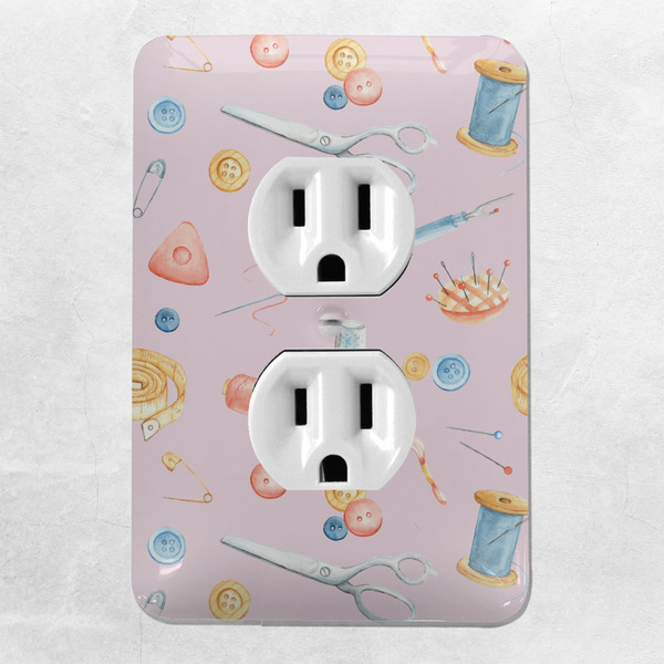 Sewing Time Electric Outlet Plate - LIFESTYLE