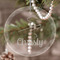 Sewing Time Engraved Glass Ornaments - Round-Main Parent