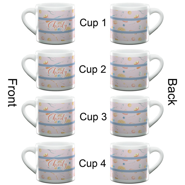 Sewing Time Espresso Cup - 6oz (Double Shot Set of 4) APPROVAL