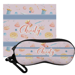 Sewing Time Eyeglass Case & Cloth (Personalized)
