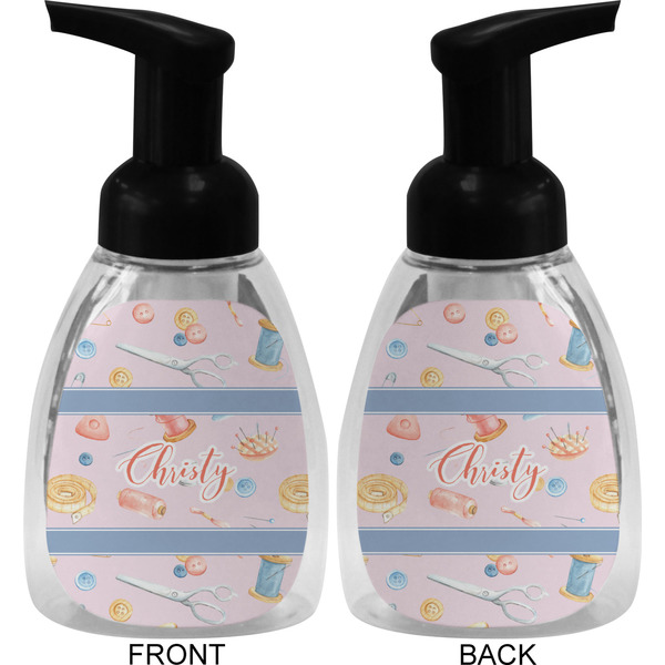 Sewing Time Foam Soap Bottle (Front & Back)
