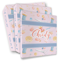 Sewing Time 3 Ring Binder - Full Wrap (Personalized)