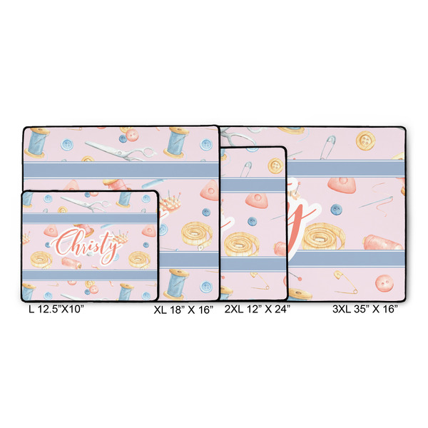 Sewing Time Gaming Mats - SIZE CHART