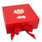 Sewing Time Gift Boxes with Magnetic Lid - Red - Front