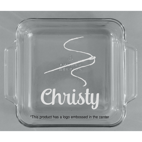 Sewing Time Glass Cake Dish - APPROVAL (8x8)