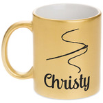 Sewing Time Metallic Gold Mug (Personalized)