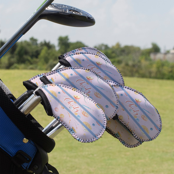 Custom Sewing Time Golf Club Iron Cover - Set of 9 (Personalized)