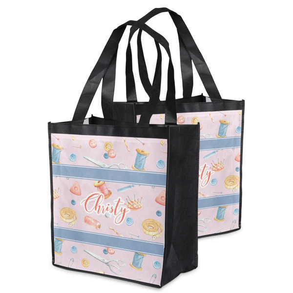 Sewing Time Grocery Bag - MAIN