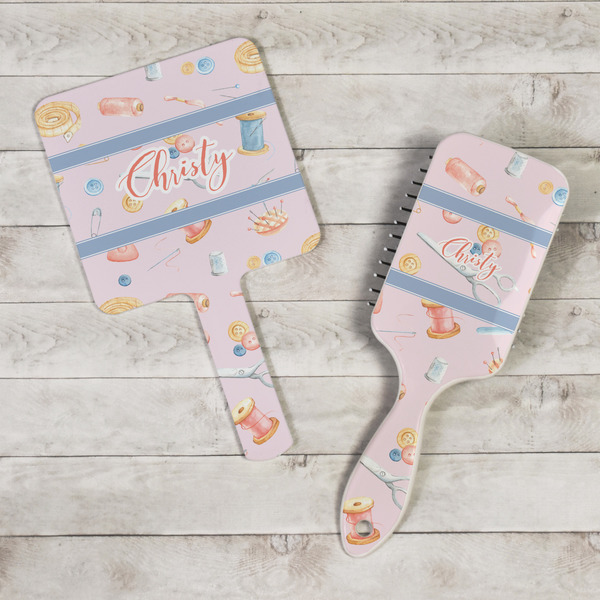 Sewing Time Hand Mirrors - In Context