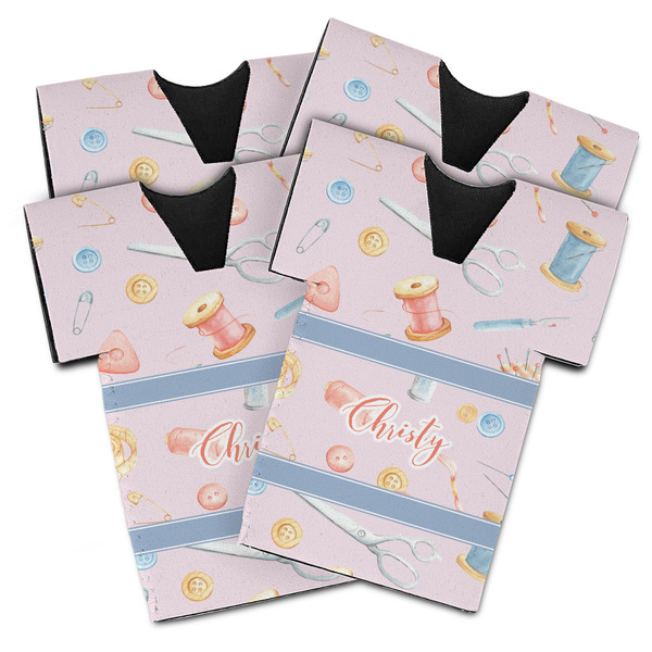 Sewing Time Jersey Bottle Cooler - Set of 4 - MAIN (flat)