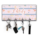 Sewing Time Key Hanger w/ 4 Hooks w/ Name or Text