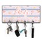 Sewing Time Key Hanger w/ 4 Hooks & Keys