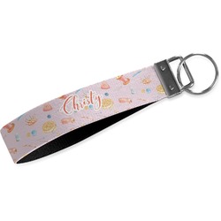 Sewing Time Wristlet Webbing Keychain Fob (Personalized)