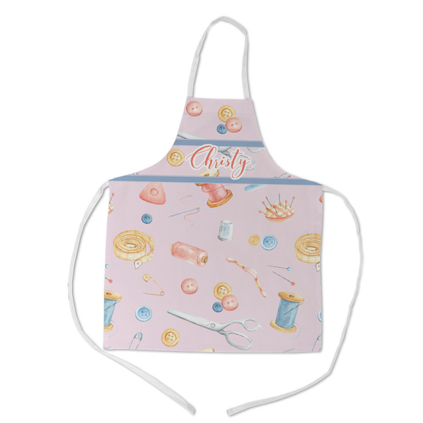 Custom Sewing Time Kid's Apron - Medium (Personalized)