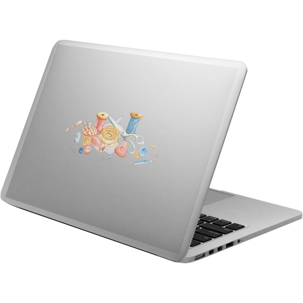 Custom Sewing Time Laptop Decal