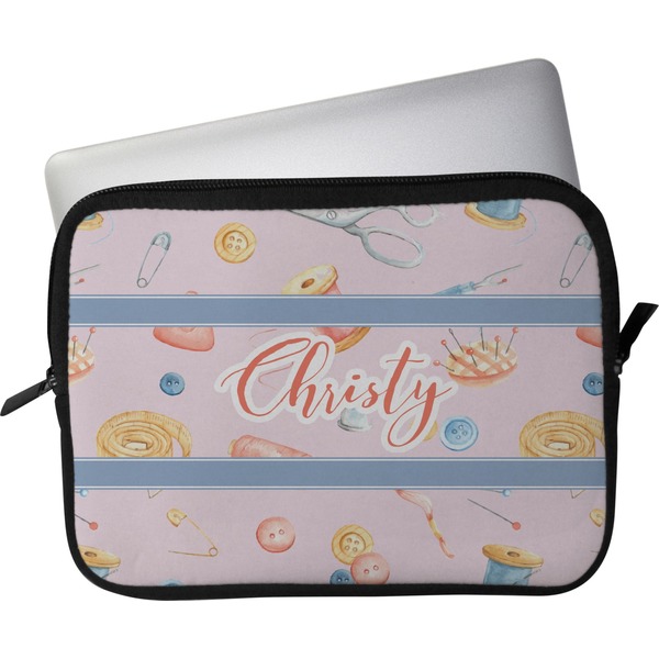 Custom Sewing Time Laptop Sleeve / Case - 13" (Personalized)