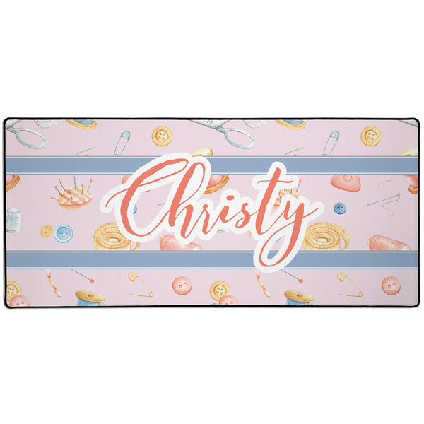 Custom Sewing Time 3XL Gaming Mouse Pad - 35" x 16" (Personalized)