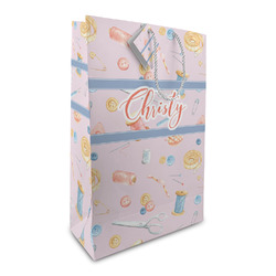 Sewing Time Large Gift Bag (Personalized)