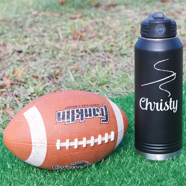 Sewing Time Laser Engraved Water Bottles - In Context