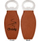 Sewing Time Leather Bar Bottle Opener - Front and Back (single sided)
