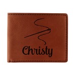 Sewing Time Leatherette Bifold Wallet (Personalized)