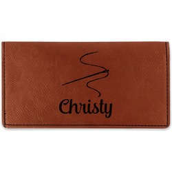Sewing Time Leatherette Checkbook Holder (Personalized)