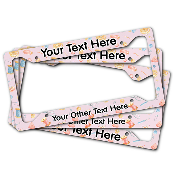 Sewing Time License Plate Frames - (PARENT MAIN)