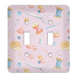 Sewing Time Light Switch Cover (2 Toggle Plate)