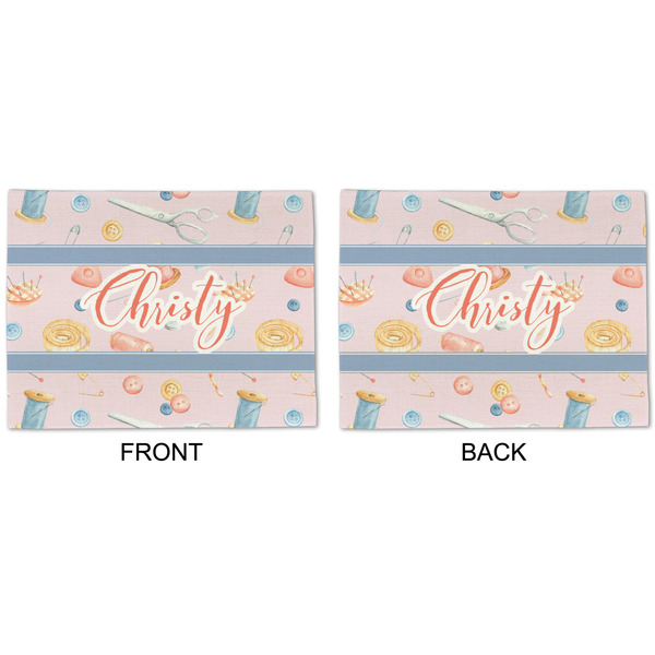 Sewing Time Linen Placemat - APPROVAL (double sided)