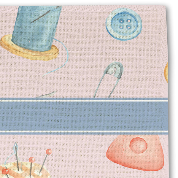 Sewing Time Linen Placemat - DETAIL